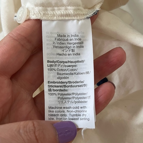 SOLD E Madewell Seamed Heart Print Button Down Short Sleeve Shirt Womens Medium - Picture 11 of 11